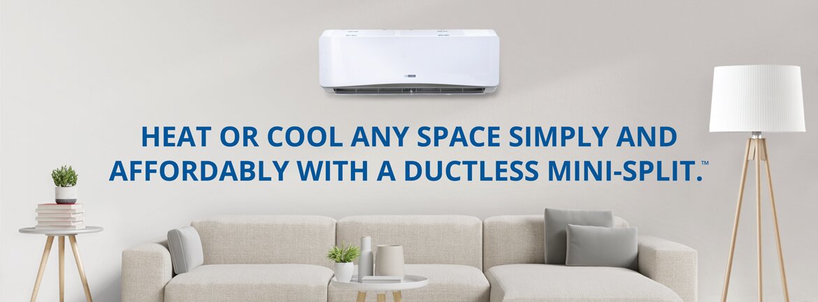 Heat or cool any space banner